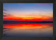 Listing image for The sky in the mirror Framed Wall Art Poster Canvas Print Picture