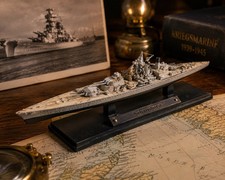 Listing image for Scharnhorst German Battleship Model WWII Warship Display Collectible