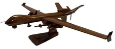 Listing image for MQ-9 Predator B Reaper Hunter Killer Drone USAF UAV Wood Wooden Mahogany Model