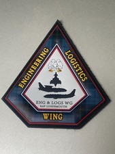 Listing image for ROYAL AIR FORCE LOSSIEMOUTH ENGINEERING LOGISTICS WING 3D PVC PATCH