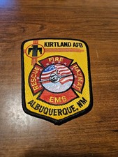 Listing image for Kirtland Air Force Base Albuquerque New Mexico Fire Dept. Patch (Jet)