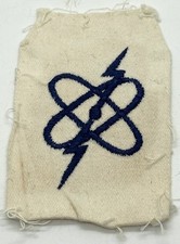 Listing image for British Military Issue Royal Navy Electronic Warfare Trade Uniform Patch