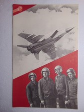 Listing image for Original Soviet Poster Weapon Aviation Air Defense army Pilot MIG Jet Fighter