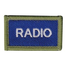 Listing image for Cadet Radio User (CRU) Woven Proficiency Badge