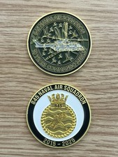 Listing image for 845 Naval Air Squadron commando 10 year anniversary challenge coin limited 100