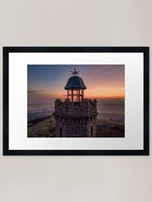 Listing image for Darwen Tower at Dawn erial Drone Framed Wall Art Poster Canvas Print Picture
