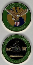 Listing image for USTRANSCOM CENTCOM Challenge Coin Military US Strategic Movement Center Eagle