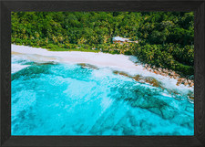 Listing image for Aerial Drone Photo Of Grea Framed Wall Art Poster Canvas Print Picture
