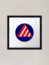 Listing image for Air Warden Civil Defense Framed Art Framed Wall Art Poster Canvas Print Picture