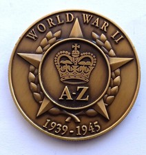 Listing image for A-Z Of WWII Coin N For Naval Operations 1939 - 1945 Challenge Coin Medallion