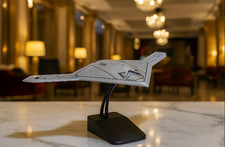Listing image for X-47B UCAV Replica Model 1:100 Scale Navy Drone Collectible Desk Decor