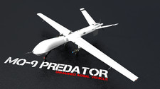 Listing image for drone UAVs vehicle military aircraft American text MQ 9 Reaper top 11x17 Poster