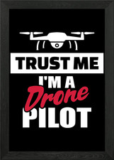 Listing image for Drone Framed Wall Art Poster Canvas Print Picture