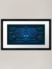 Listing image for aviation technology airplane interf Framed Wall Art Poster Canvas Print Picture