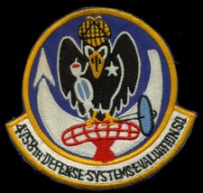 Listing image for USAF 4758th Defense Systems Evaluation Squadron Patch S-18
